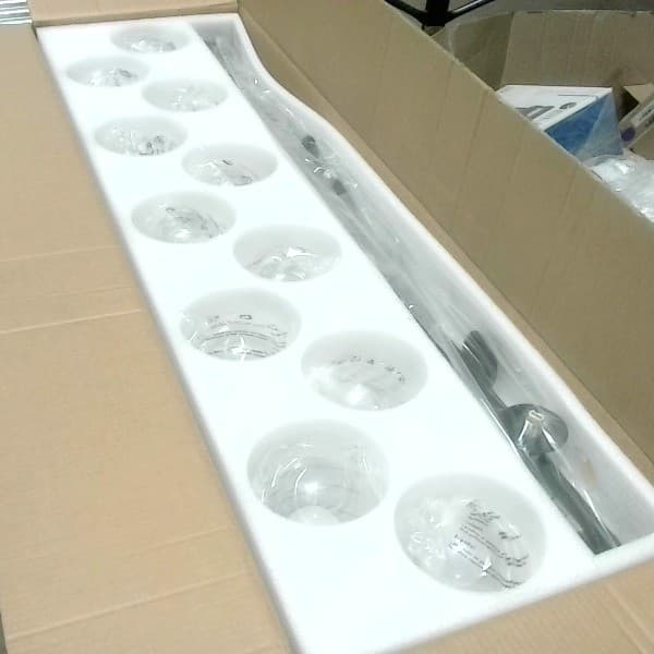 APLampar LH-441BL-10A Mid Century Modern 10-Light Globe Bubble Chandelier - Thumbnail 12