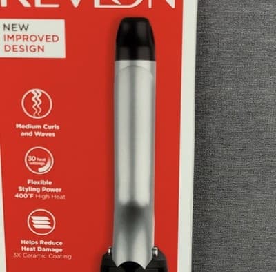 Revlon Perfect Heat 1" Ceramic Barrel Curling Iron 30 Heat Settings Auto Shutoff - Thumbnail 4