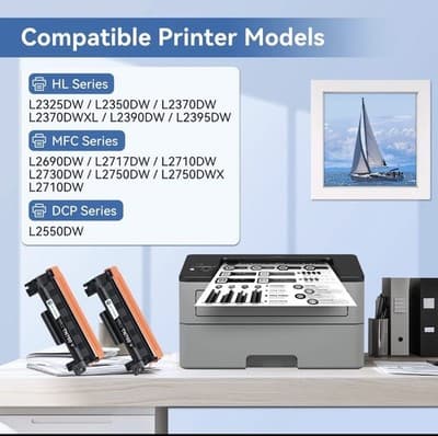 Toner Cartridge Compatible Replacement for Brother TN760 TN730 TN730/TN760 Bl... - Thumbnail 6