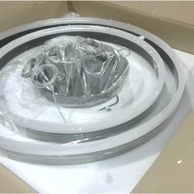 2-Rings Chandelier Black Modern LED Chandeliers 3000K-6500K - Thumbnail 10