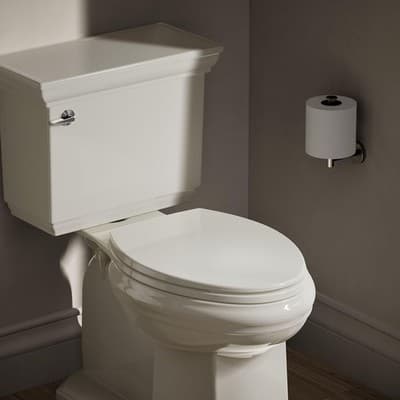 KOHLER K-4774-47 Brevia Elongated Toilet Seat Almond Quick-Release - Thumbnail 2