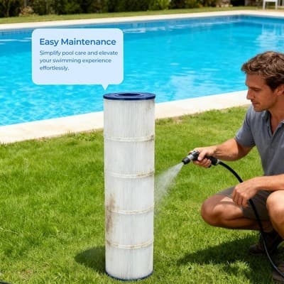 CX1200RE Pool Filter Cartridge 2 Pack for Hayward C1200 PA120 C-8412 - Thumbnail 6