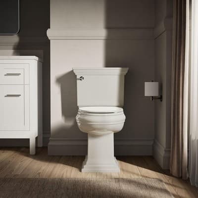 KOHLER K-4774-47 Brevia Elongated Toilet Seat Almond Quick-Release - Thumbnail 8