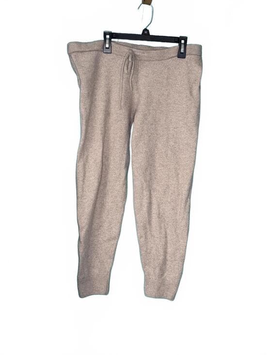 Antonio Melani Cozy Cashmere Blend Joggers - Beige M