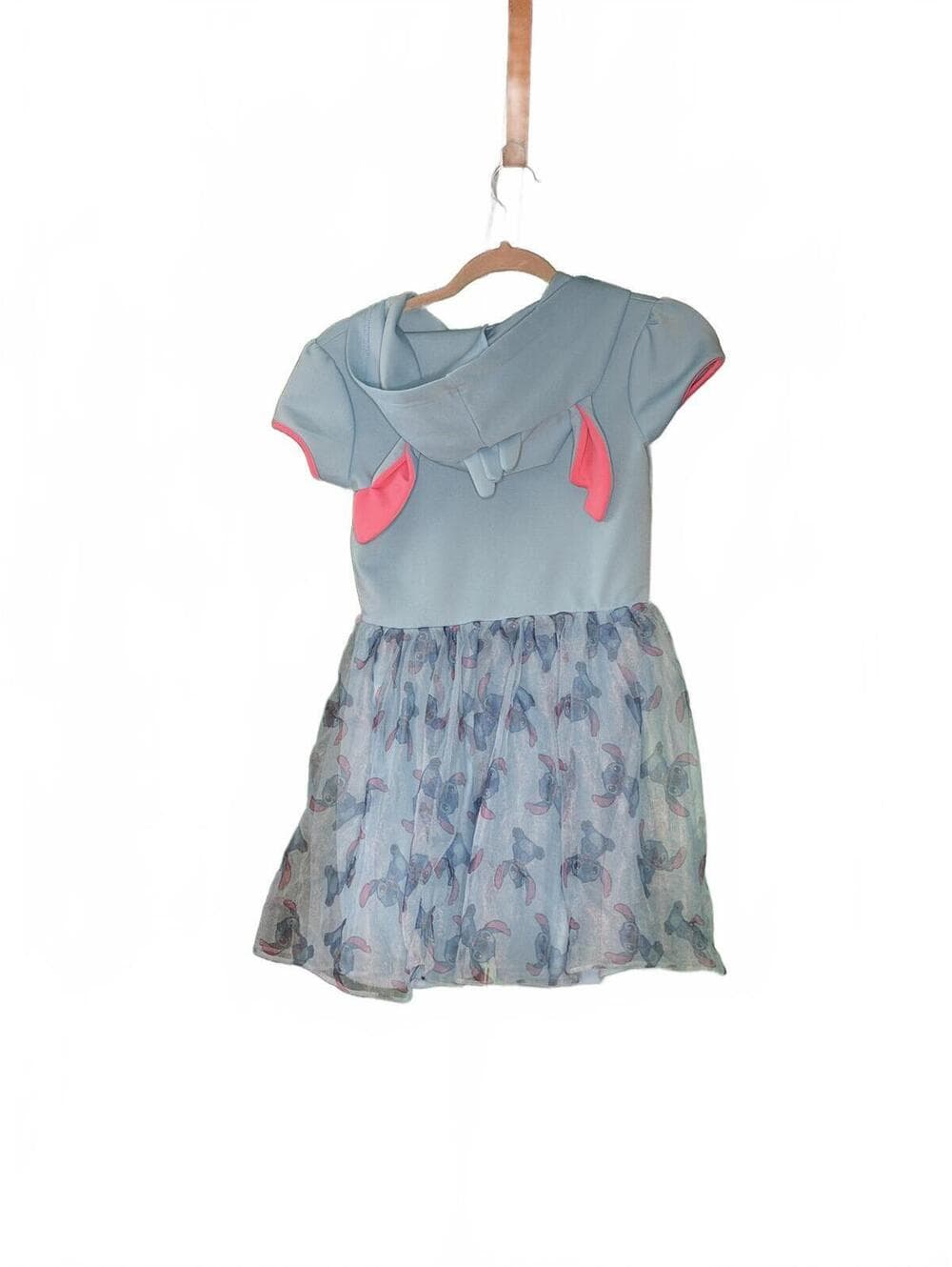 Official Disney Girls Lilo & Stitch Tulle Dress with Ears - Thumbnail 3