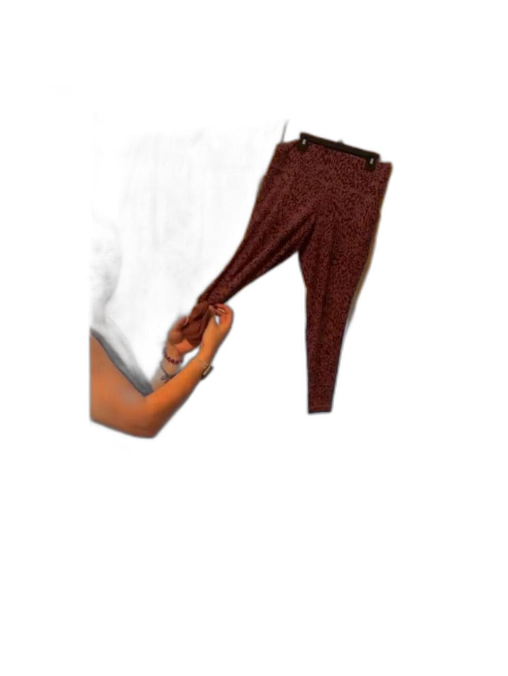 Athleta Salutation Stash Tight Leggings Pockets Animal Print - Thumbnail 4