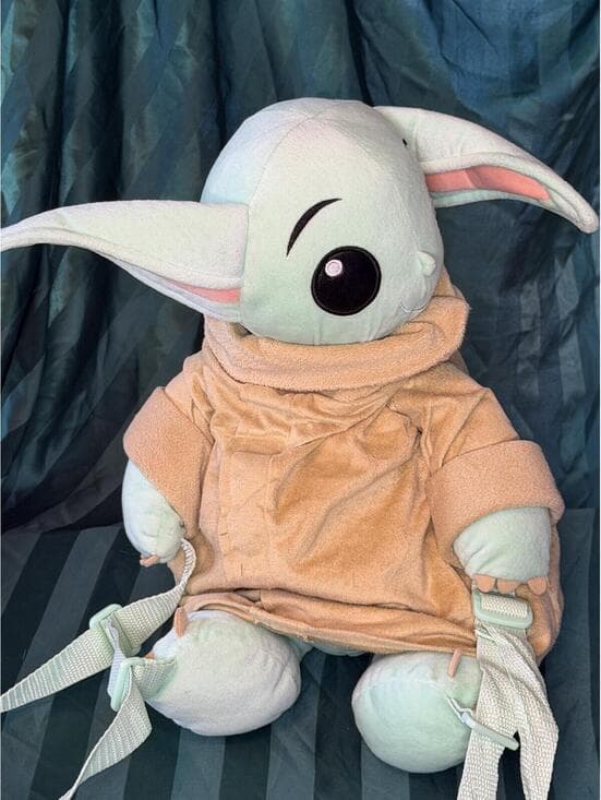 Disney Grogu Baby Yoda Plush Backpack 24"