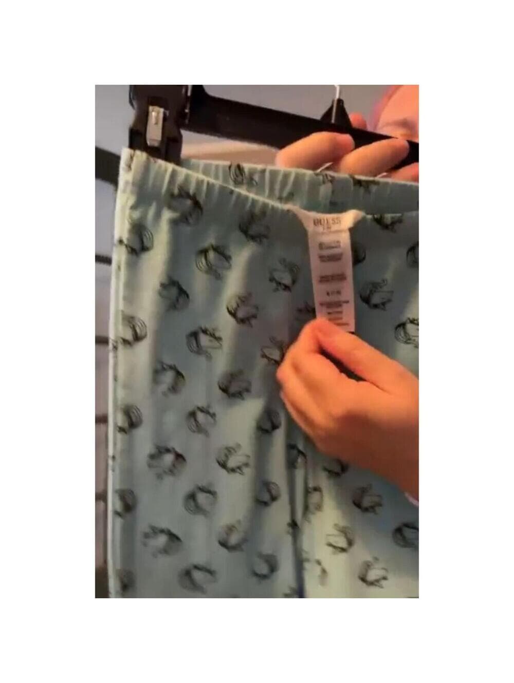 GUESS Girls Leggings Unicorn Print Logo Stretch - Thumbnail 4