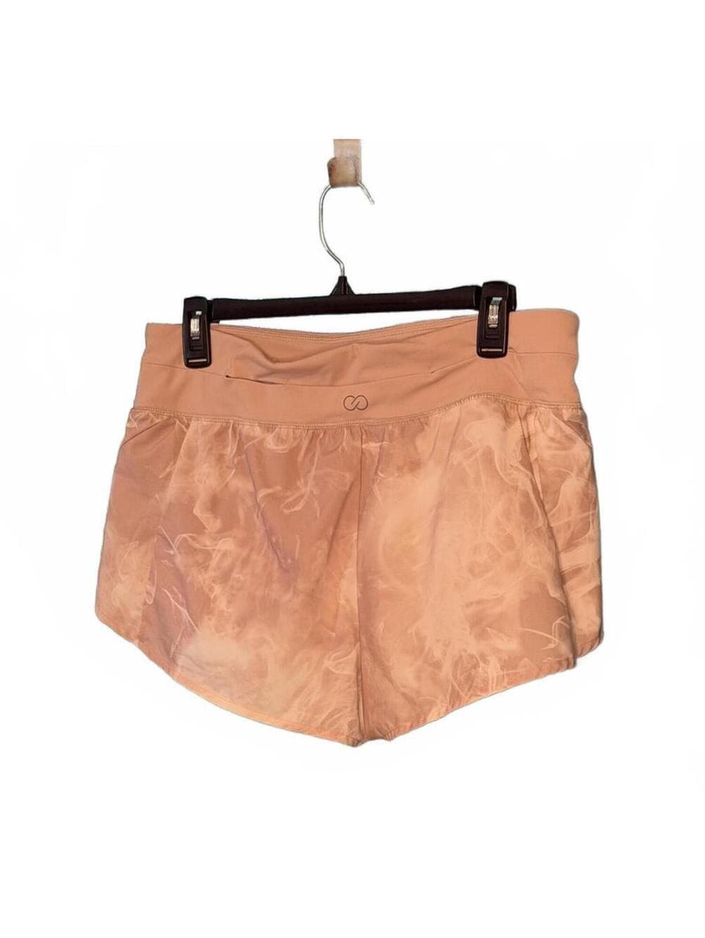 Calia Women's Beige Floral Athletic Shorts Lined Running Size M - Thumbnail 2