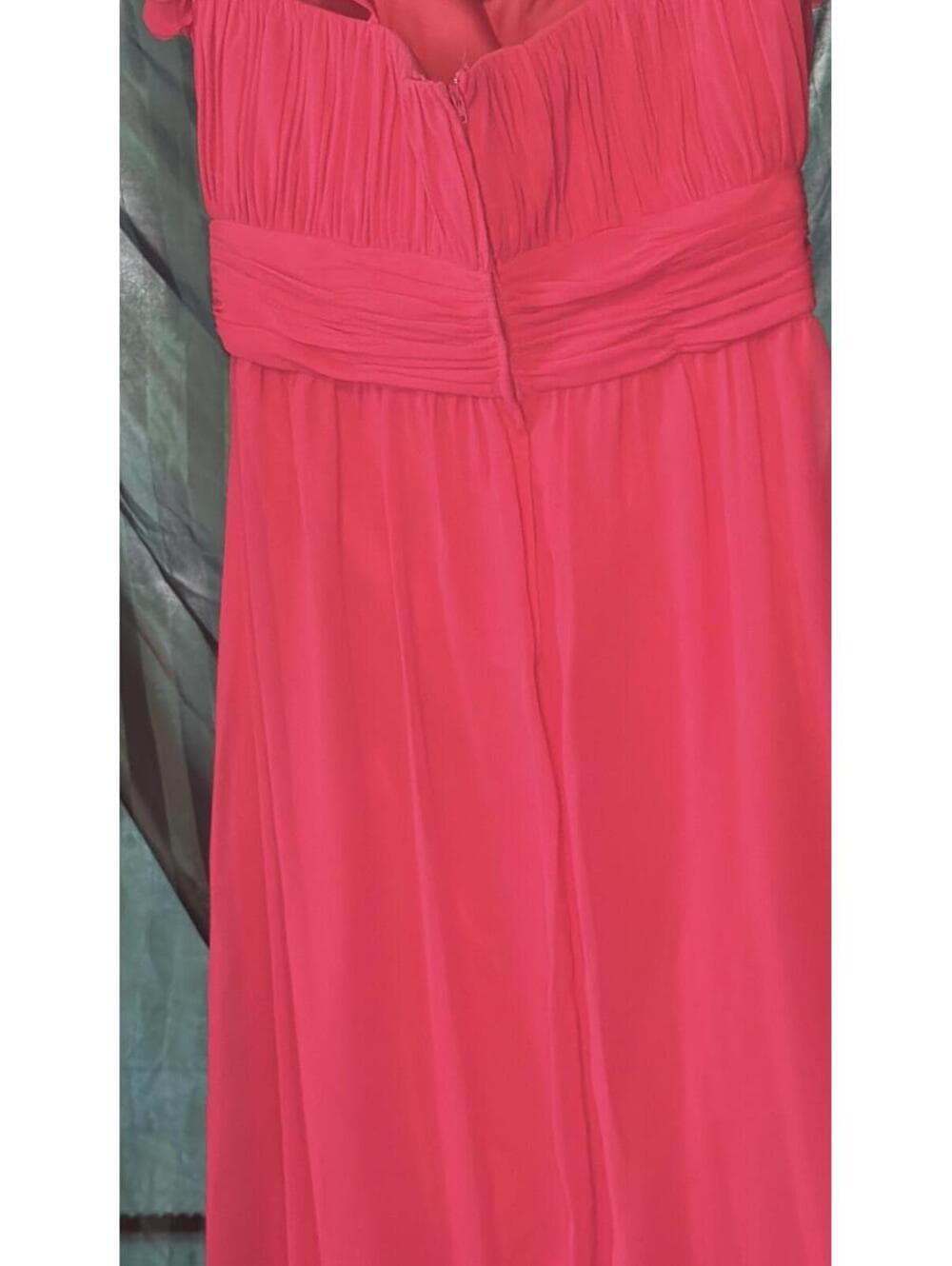 Pretty Maids Pink Strapless Evening Dress Size 14 - Thumbnail 4