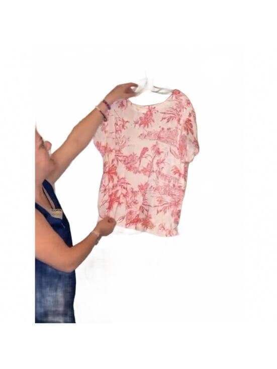 NWOT JOIE Tank Top Tropical Palm Print Sleeveless Blouse