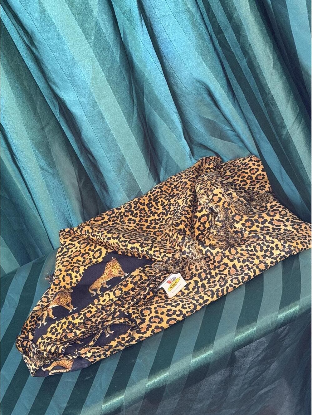 Rima Leopard and Cheetah Print Swim Cover-Up - Beach Wrap - Thumbnail 2