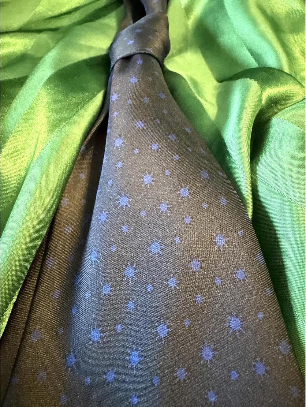 Disney Mickey Mouse Merry Christmas Tie - Navy Blue - Thumbnail 2
