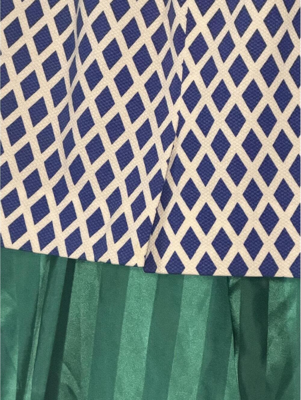 Vintage Constance Saunders Diamond Pattern Skirt Size:2P - Thumbnail 6