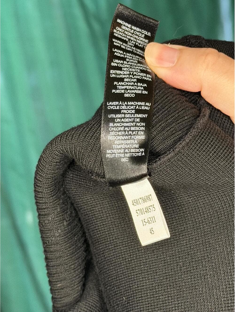 White House Black Market Black Asymmetrical Zip Jacket - Thumbnail 6