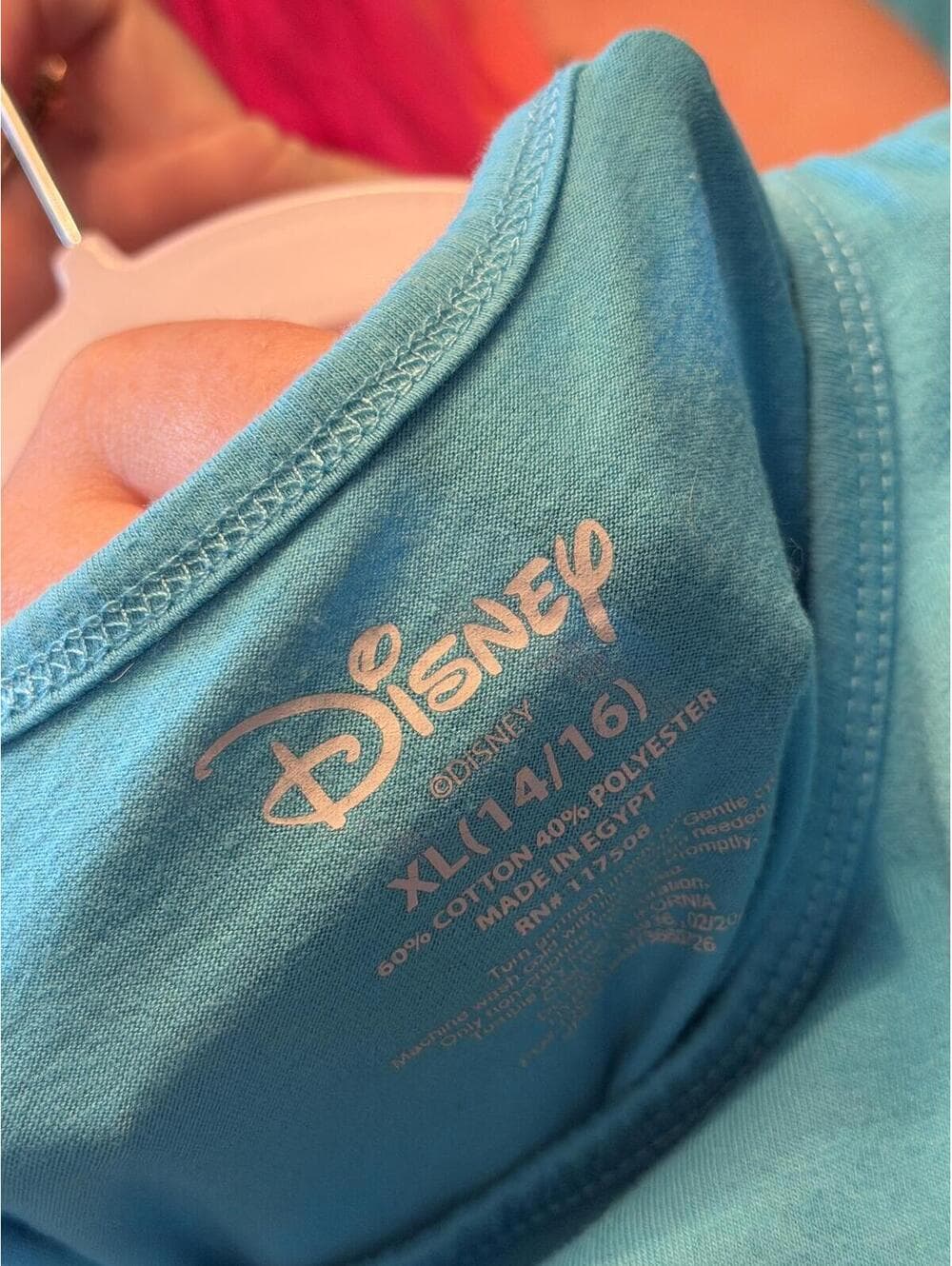 Disney Stitch Aloha Tank Top XL (14/16) Blue - Thumbnail 7