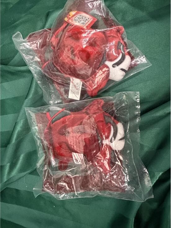 Sanrio Hello Kitty Red Costume Plush Lot of 2 - Thumbnail 4