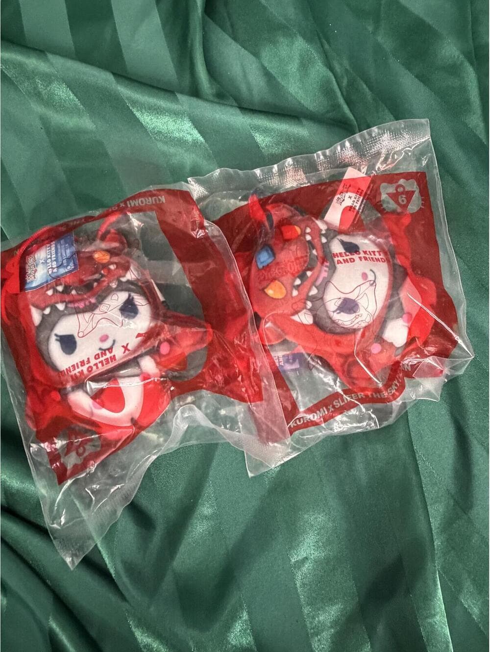 Sanrio Hello Kitty Red Costume Plush Lot of 2