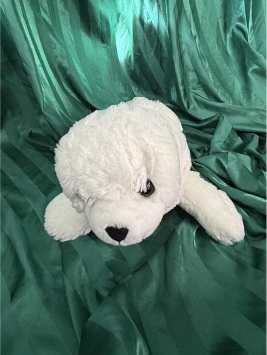 Wild Republic White Seal Plush Stuffed Animal - Thumbnail 5
