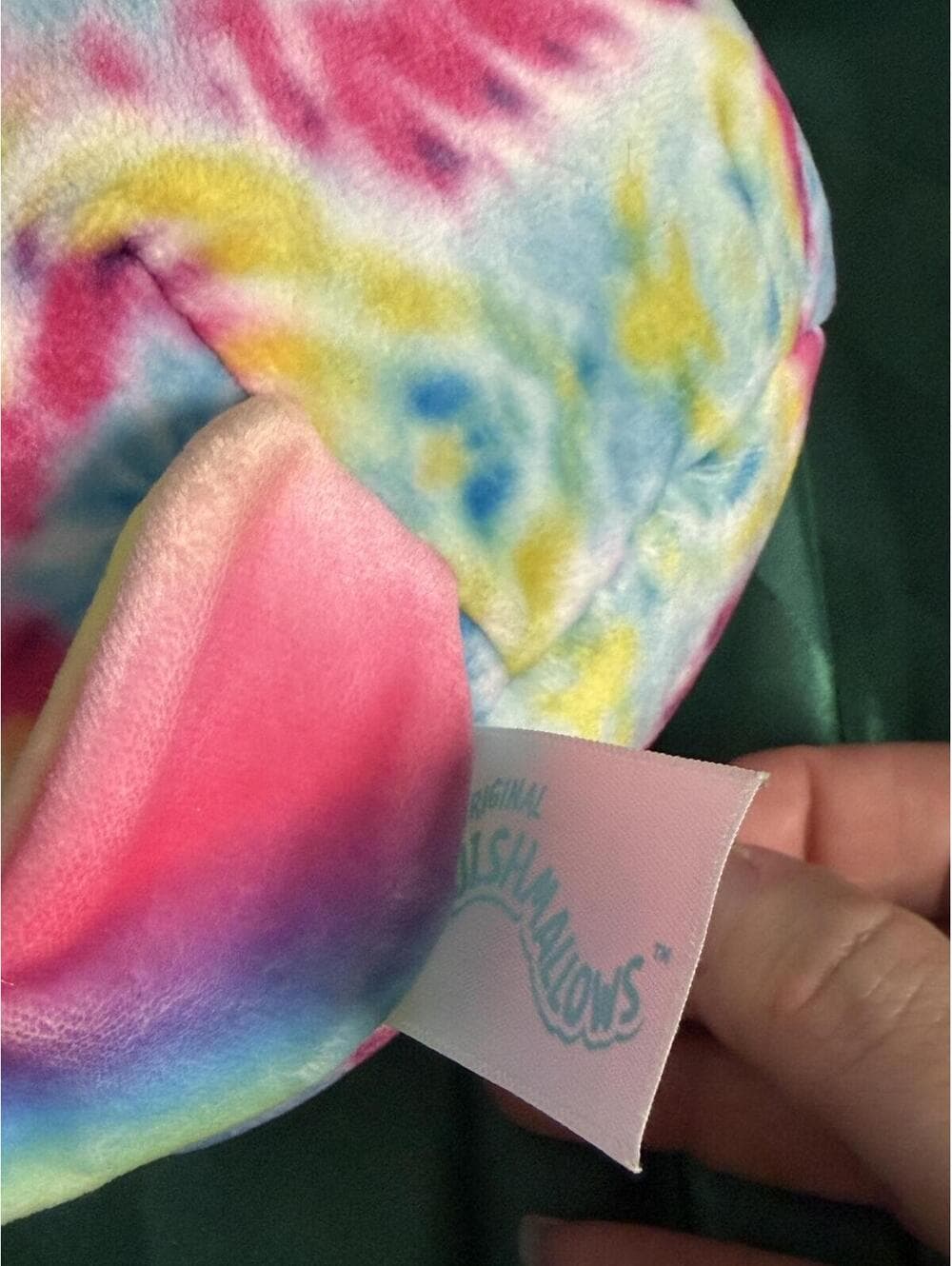 Kellytoy Squishmallows Tie-Dye Unicorn Cat Plush - Thumbnail 2