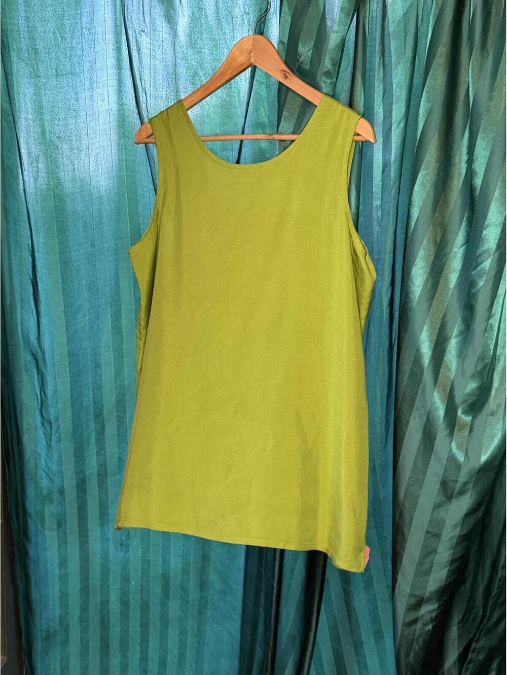 Avenue Lime Green Sleeveless Tank Top