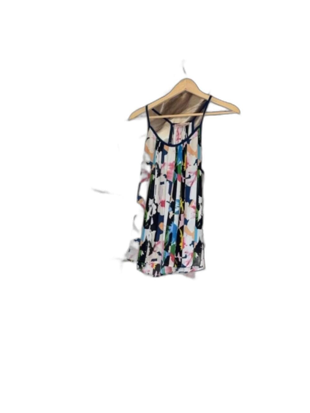 Philosophy Sleeveless Halter Top Abstract Blouse Floral - Thumbnail 9