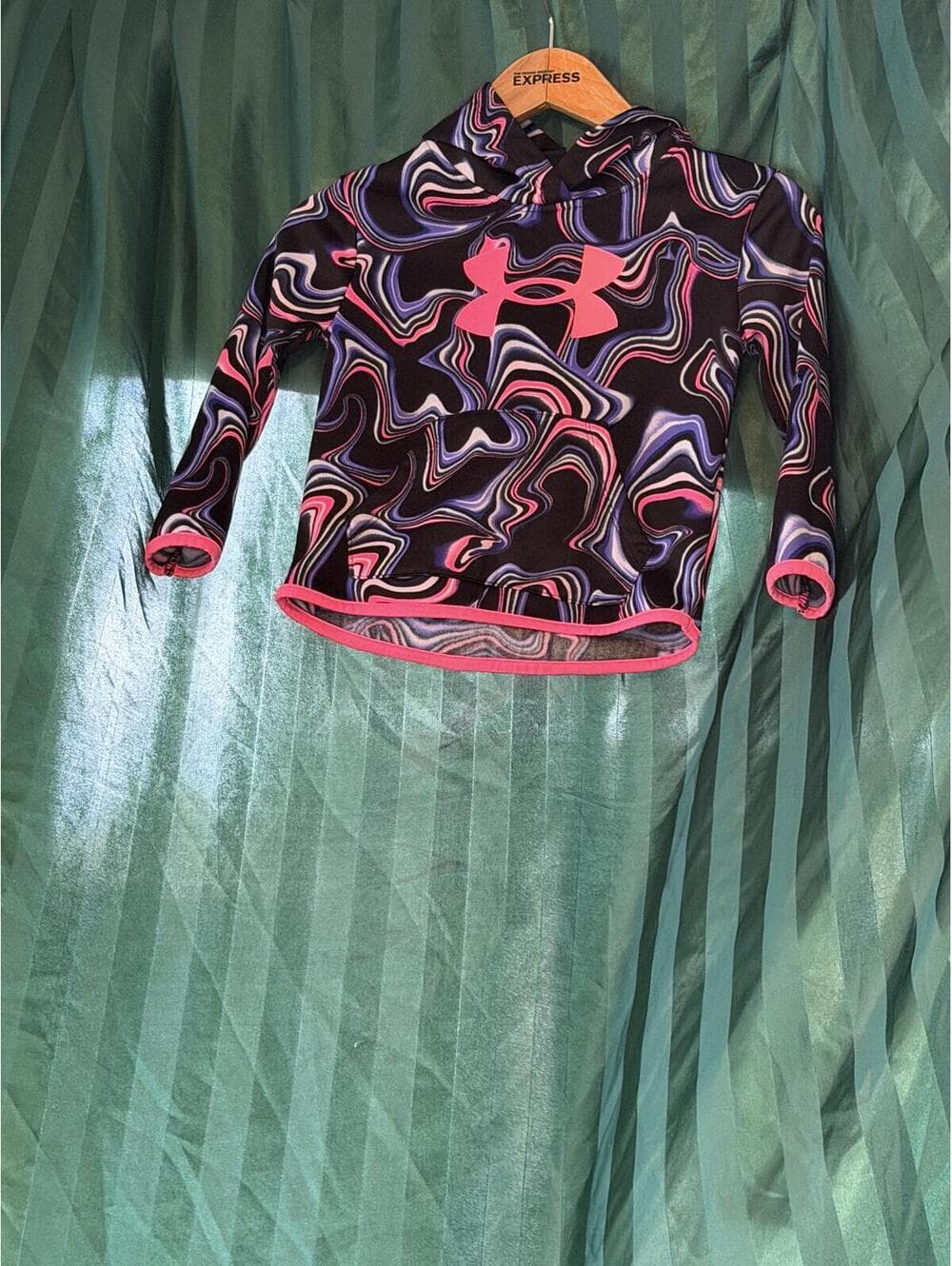 Under Armour Girls 4T ColdGear Hoodie - Thumbnail 2