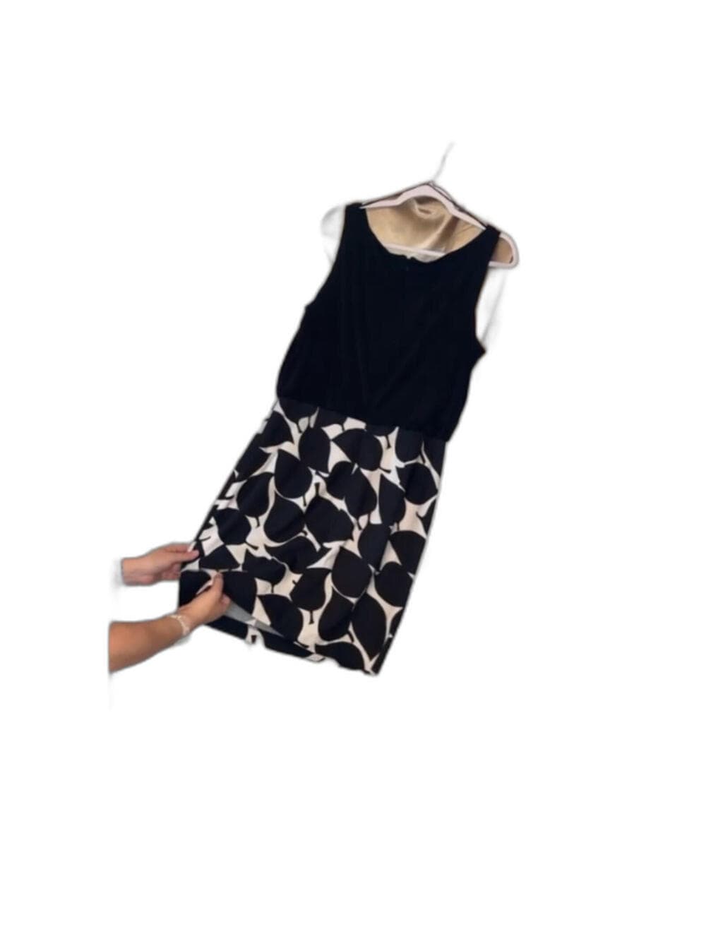New York & Company Cowl Neck Sleeveless Sheath Dress - Thumbnail 6