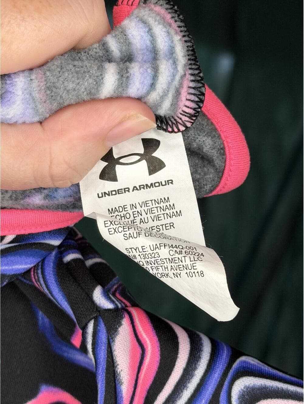 Under Armour Girls 4T ColdGear Hoodie - Thumbnail 5