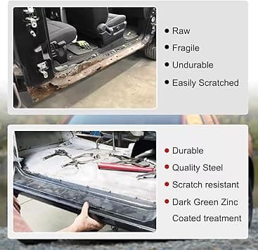 Rocker Panel Cab Corner Fit for 2014-2018 Chevy Silverado Gmc Sierra Extended Cab Steel. - Thumbnail 2