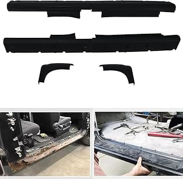 Rocker Panel Cab Corner Fit for 2014-2018 Chevy Silverado Gmc Sierra Extended Cab Steel.