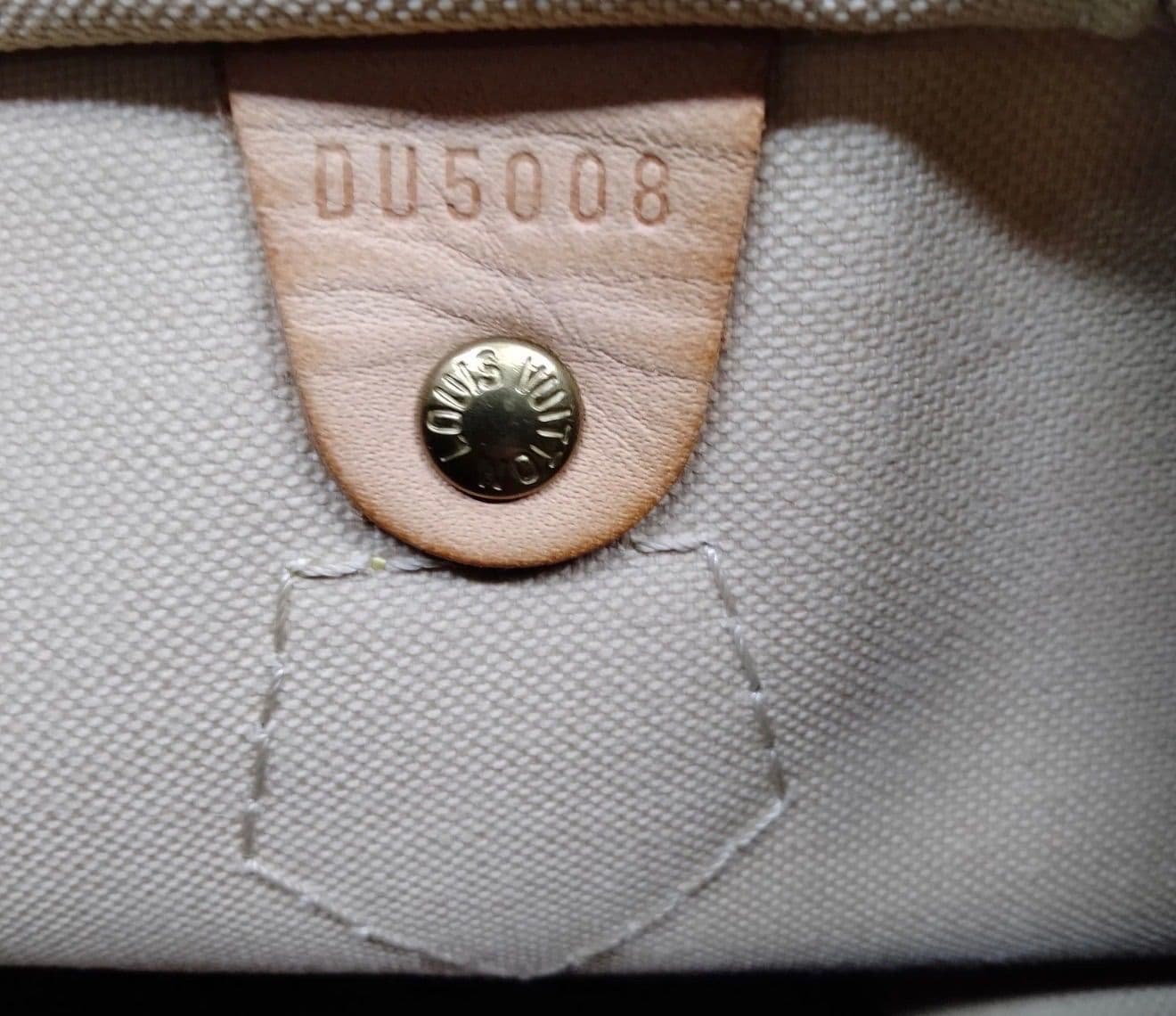 011. Louis Vuitton Damier Azur Speedy - Thumbnail 5