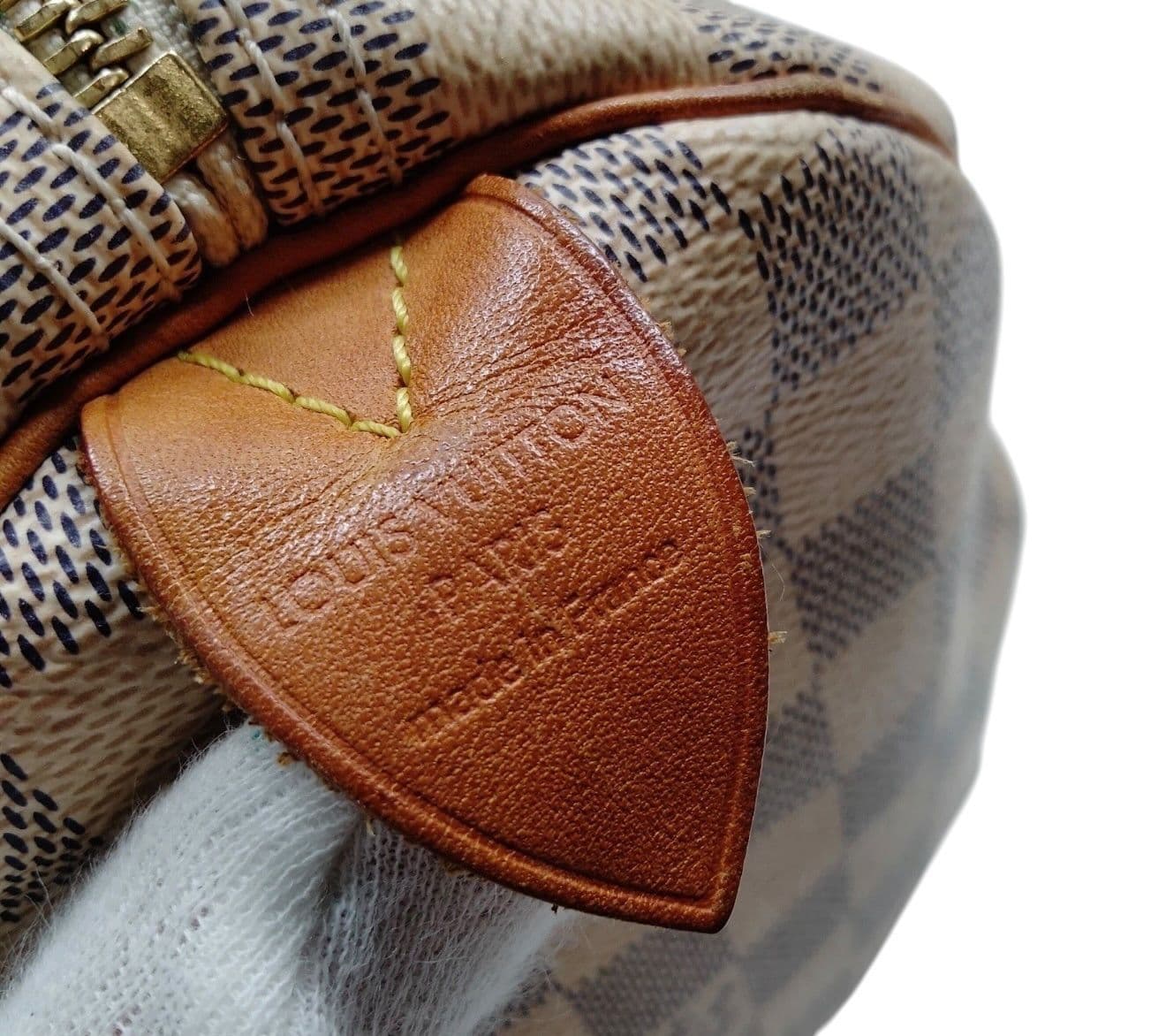 011. Louis Vuitton Damier Azur Speedy - Thumbnail 4