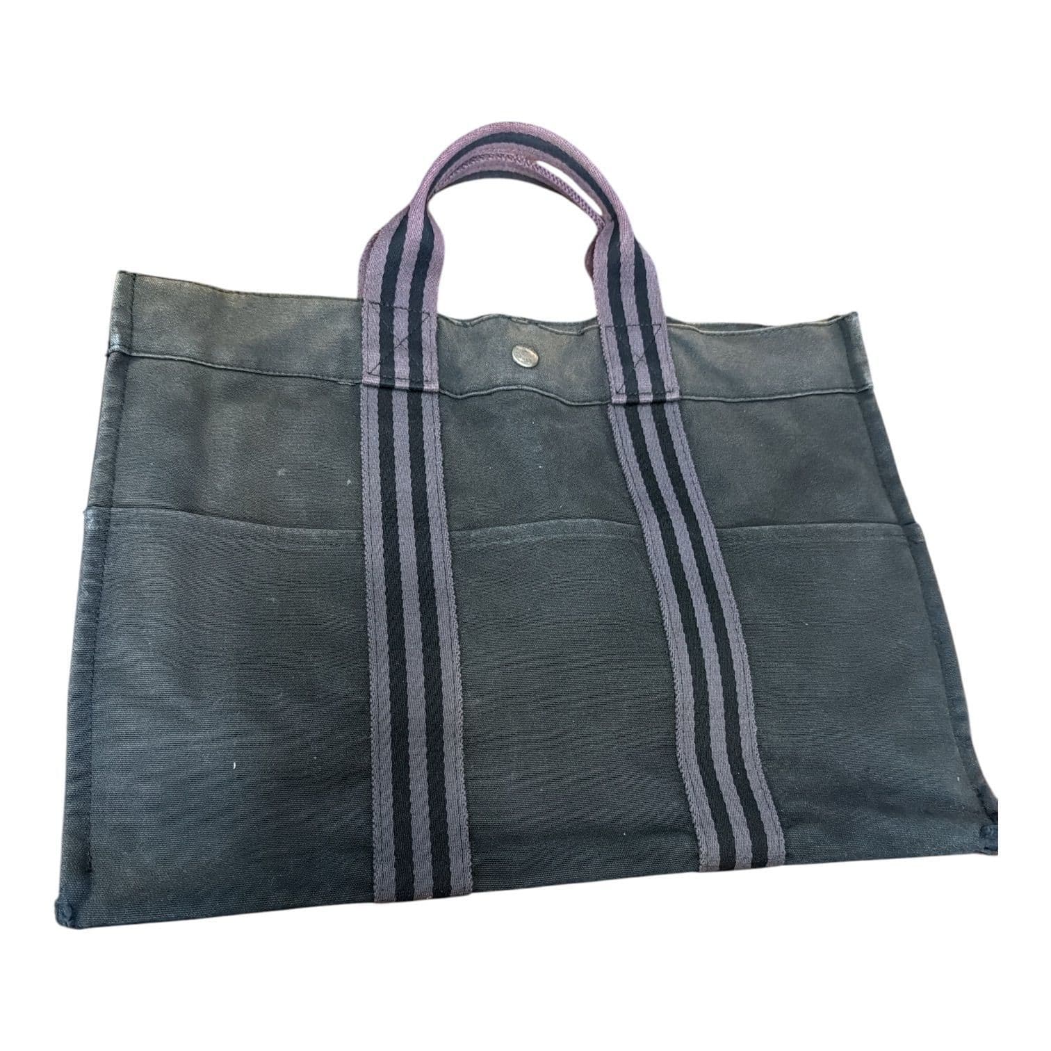 286. Hermes Canvas tote
