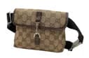 471. GUCCI GG Monogram Flight Belt Bag Dark Brown - Thumbnail 9
