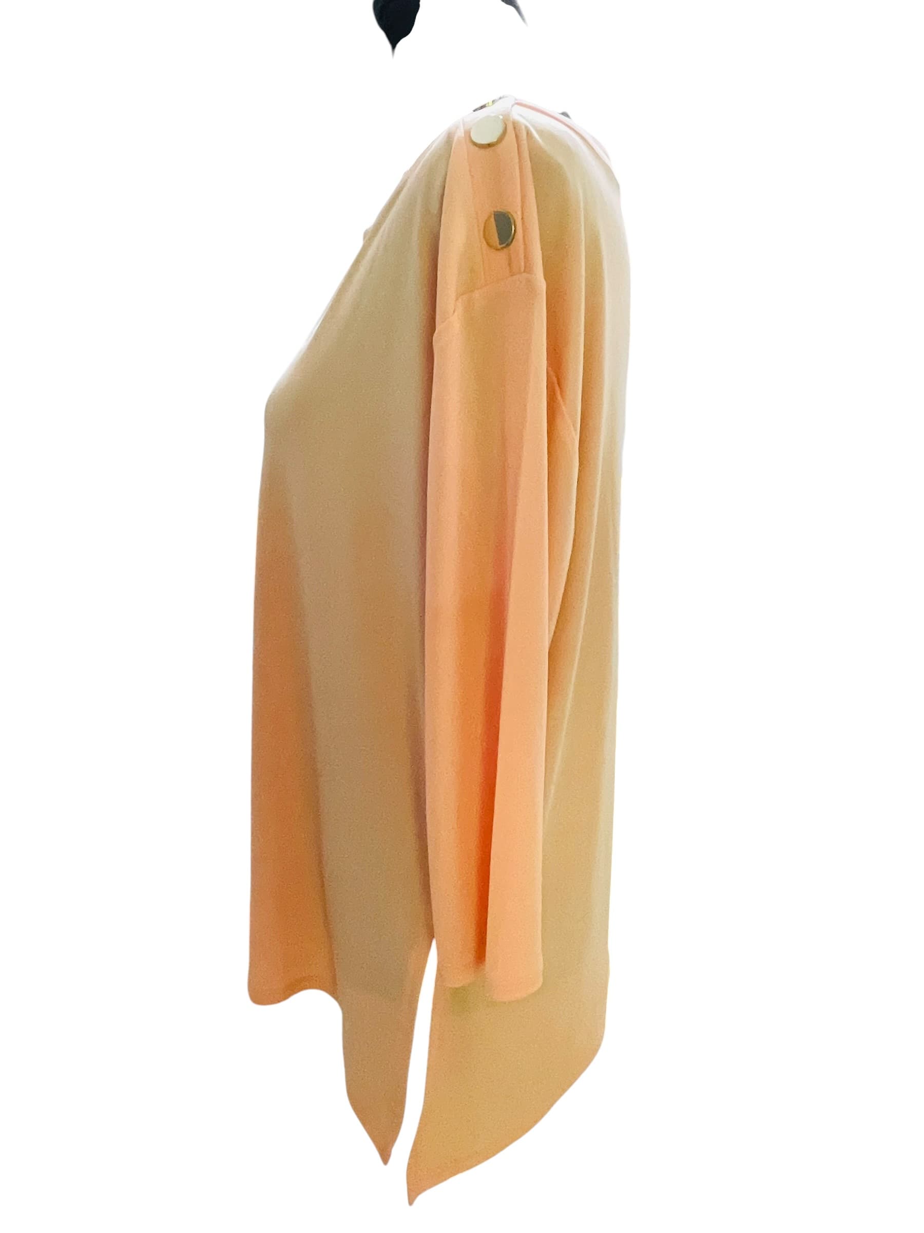 JM Collection Women’s Boat Neck 3/4 Sleeve Tunic Top - Thumbnail 6