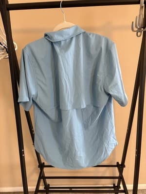 Men's UnionBay $70 UB Tech Blue Fishing Shirt Size Medium NWOT - Thumbnail 2