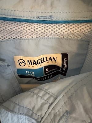 Magellan Fishing Gear Button Down Short Sleeves Relaxed Fit Men’s S - Thumbnail 2