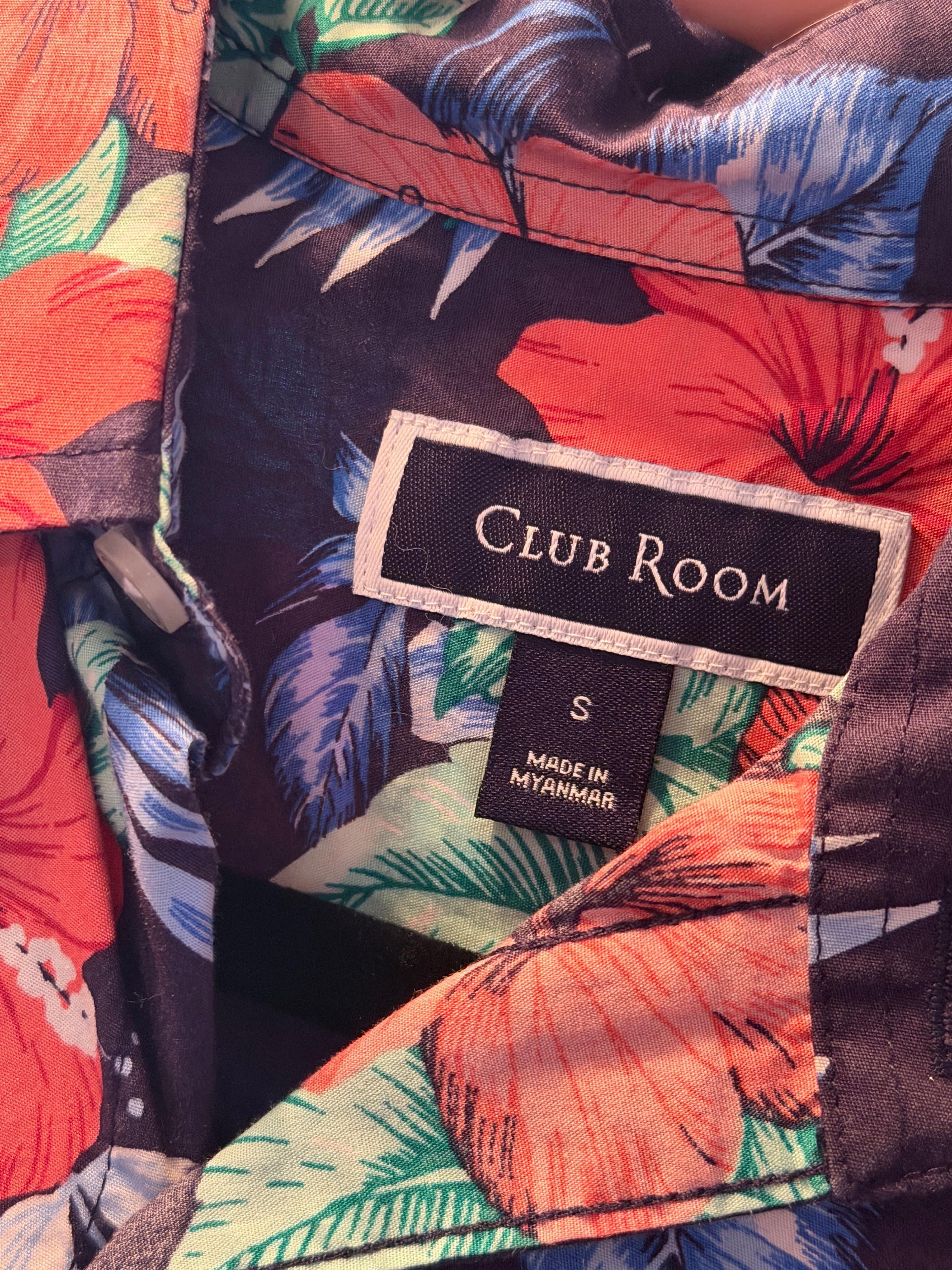 Club Room Men's Hawaiian Floral Shirt - Thumbnail 3
