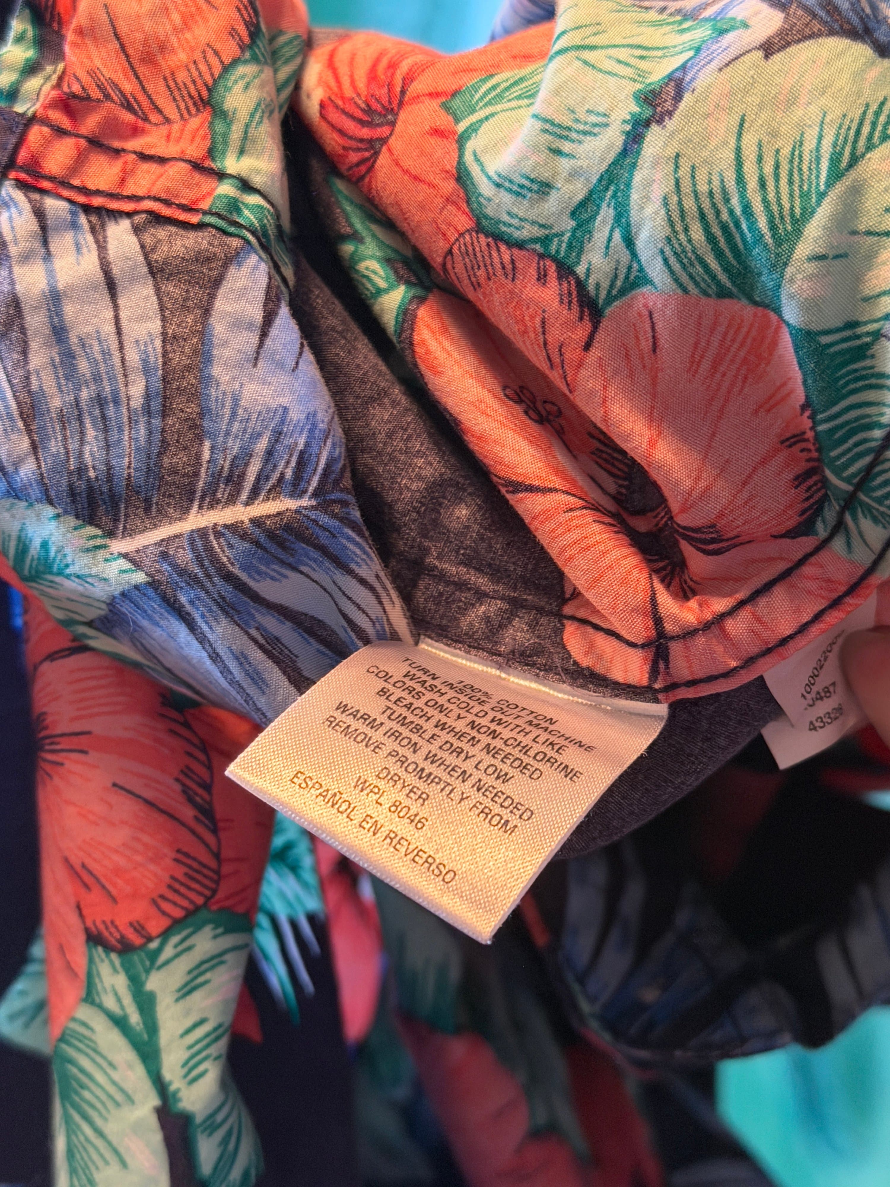 Club Room Men's Hawaiian Floral Shirt - Thumbnail 4