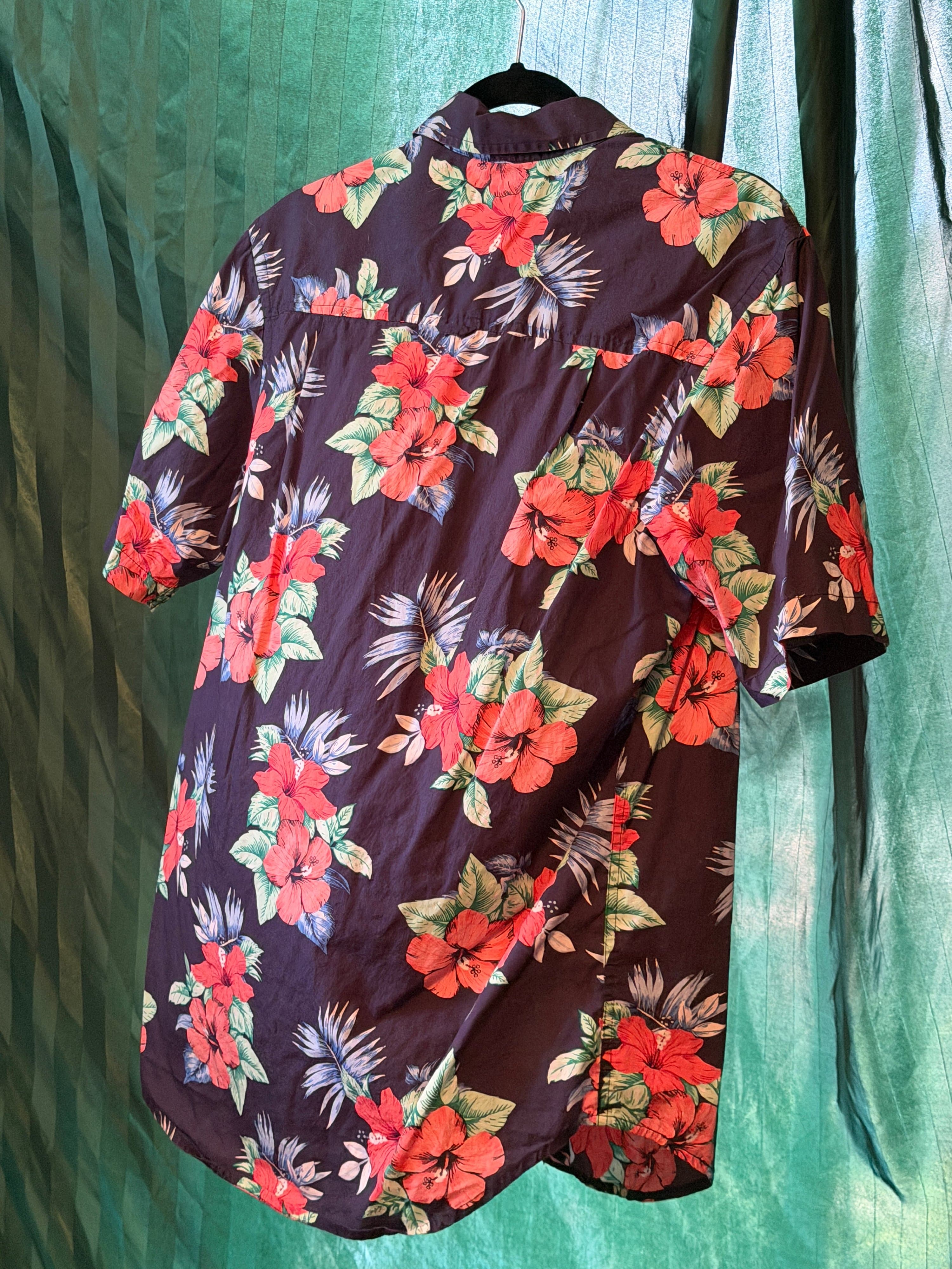 Club Room Men's Hawaiian Floral Shirt - Thumbnail 2