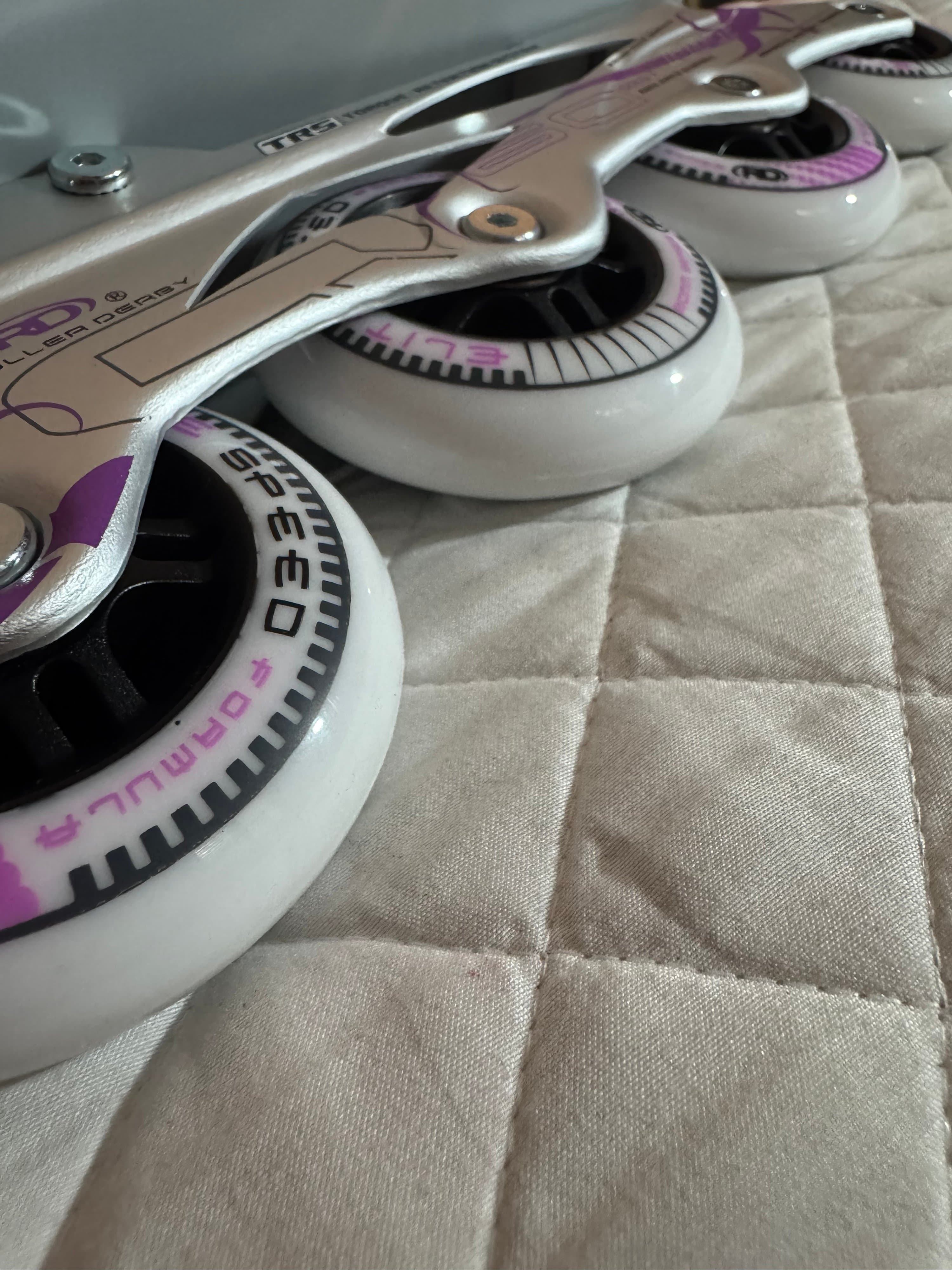 Roller Derby Aerio Q60 Inline Skates Size 8 Gray Purple - Thumbnail 7