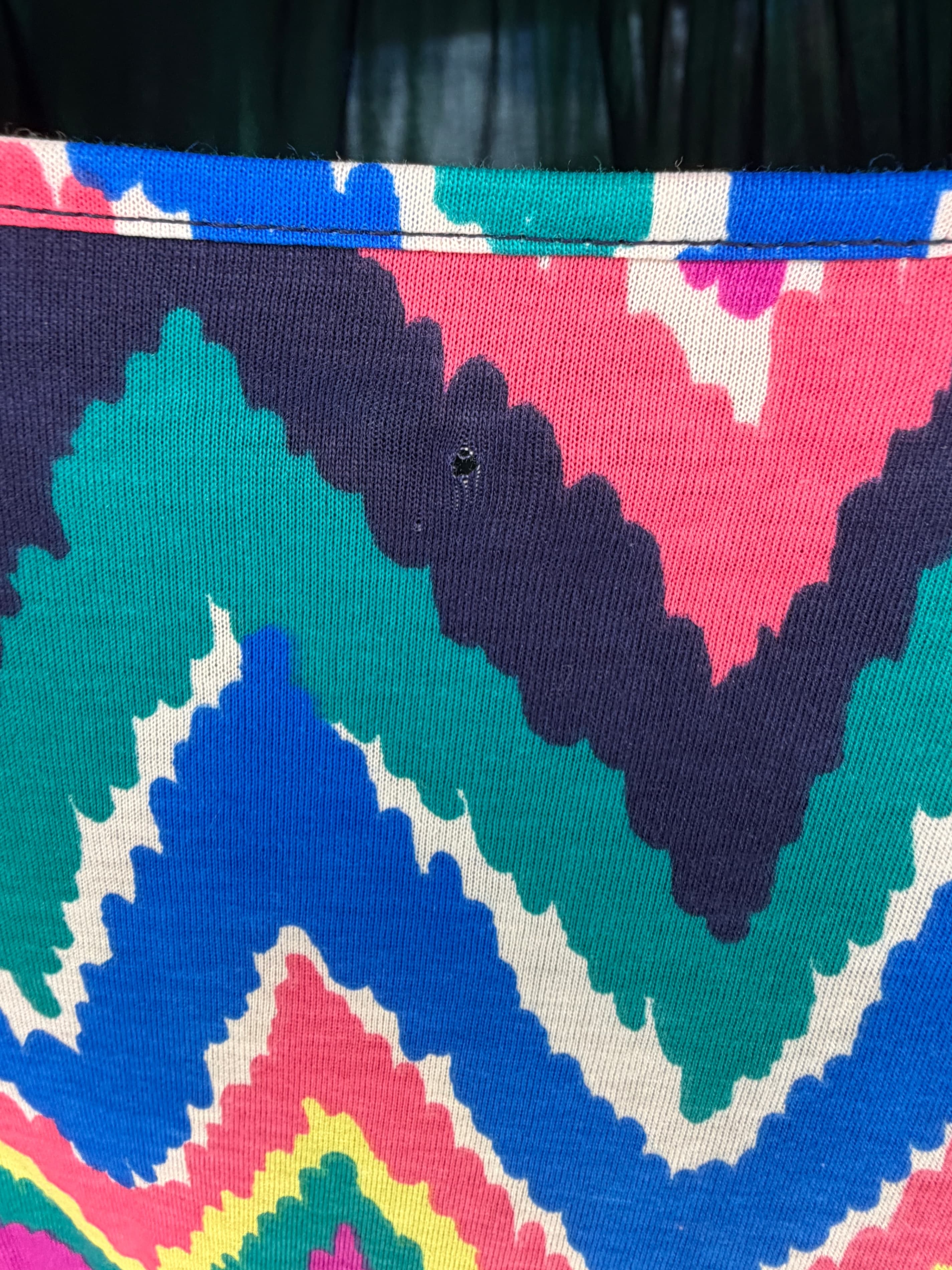 Lilly Pulitzer Gretchen Chevron Dress (2013) 3/4 Sleeve Mini Dress Size Small - Thumbnail 4