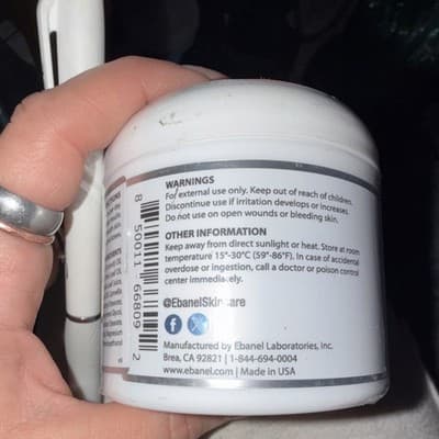 Ebanel 40% Urea + 2% Salicylic Acid Moisturizer Cream Feet/Hand 4.6 oz - Thumbnail 2