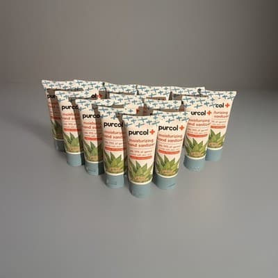 10 Pack 2 oz Bottles Hand Sanitizer Gel- Purcol + Kills 99.9% Germs - Thumbnail 5