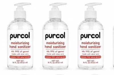 16 Oz. Pump Hand Sanitizer- Fast Drying, Moisturizing, Travel & Home Use - Thumbnail 2