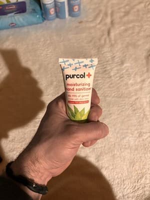 Bulk Hand Sanitizer 50 Pack 2 oz Travel Size Purcol+ Kills 99.9% Germs - Thumbnail 6