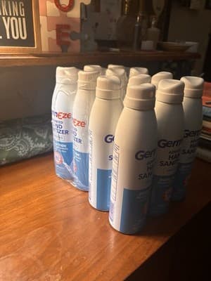 3 Pack Spray Hand Sanitizer 6.5 oz Aerosol Car Office Travel - Thumbnail 3