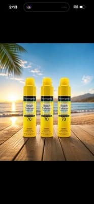 2 New Neutrogena SPF 70 Beach Defense Sunscreen Spray Lotion (5 Oz.) - Thumbnail 9