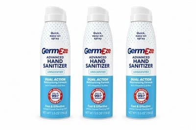 Germ-Eze 6.5 Oz Hand Sanitizing Spray 12 Pack Bulk Bundle Case - Thumbnail 4
